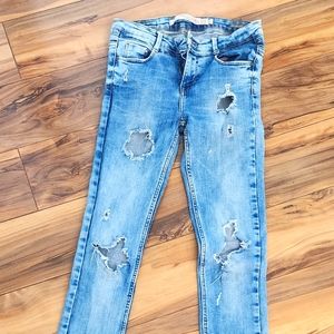 Zara 00 premuim wash skinny jeans